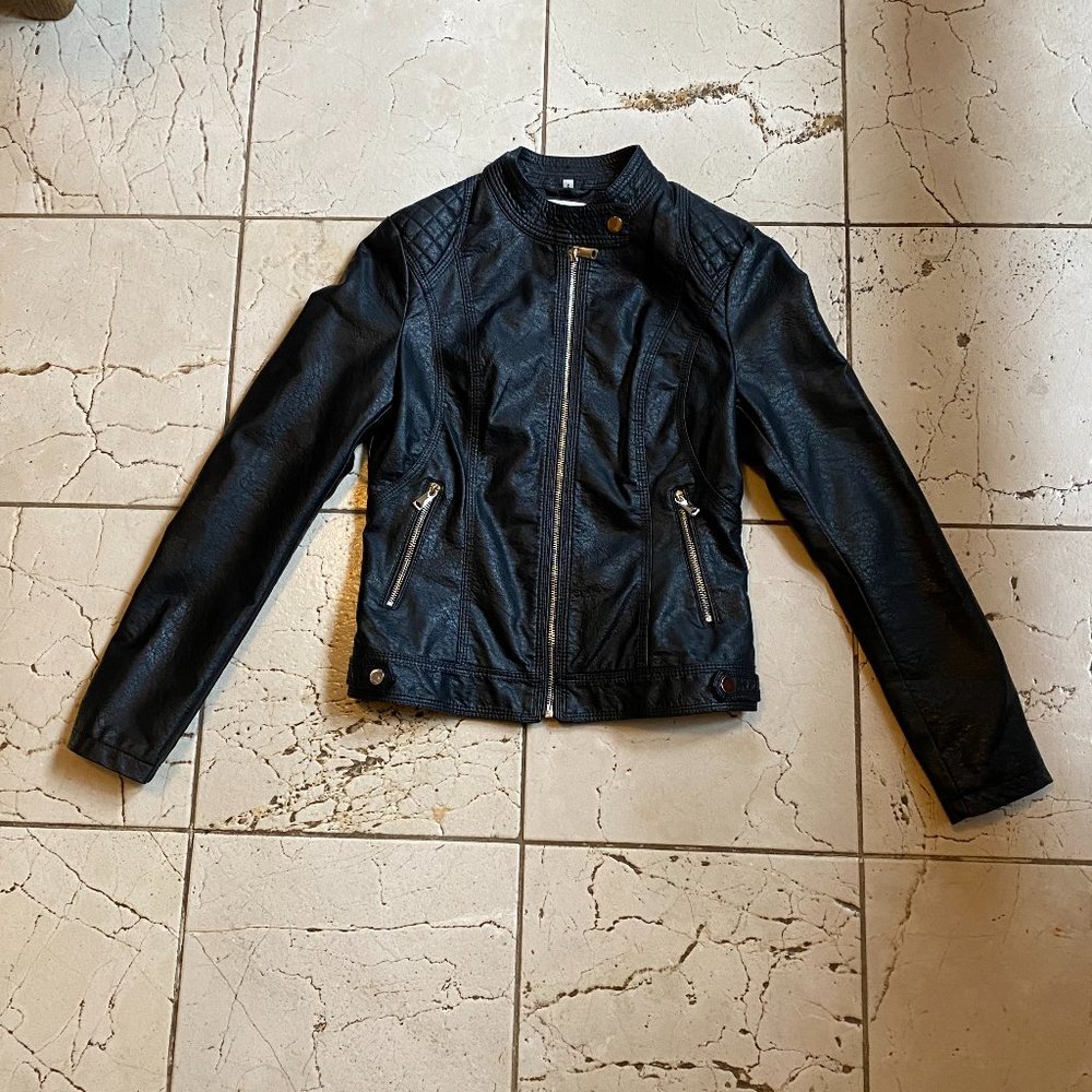 Black pleather jacket